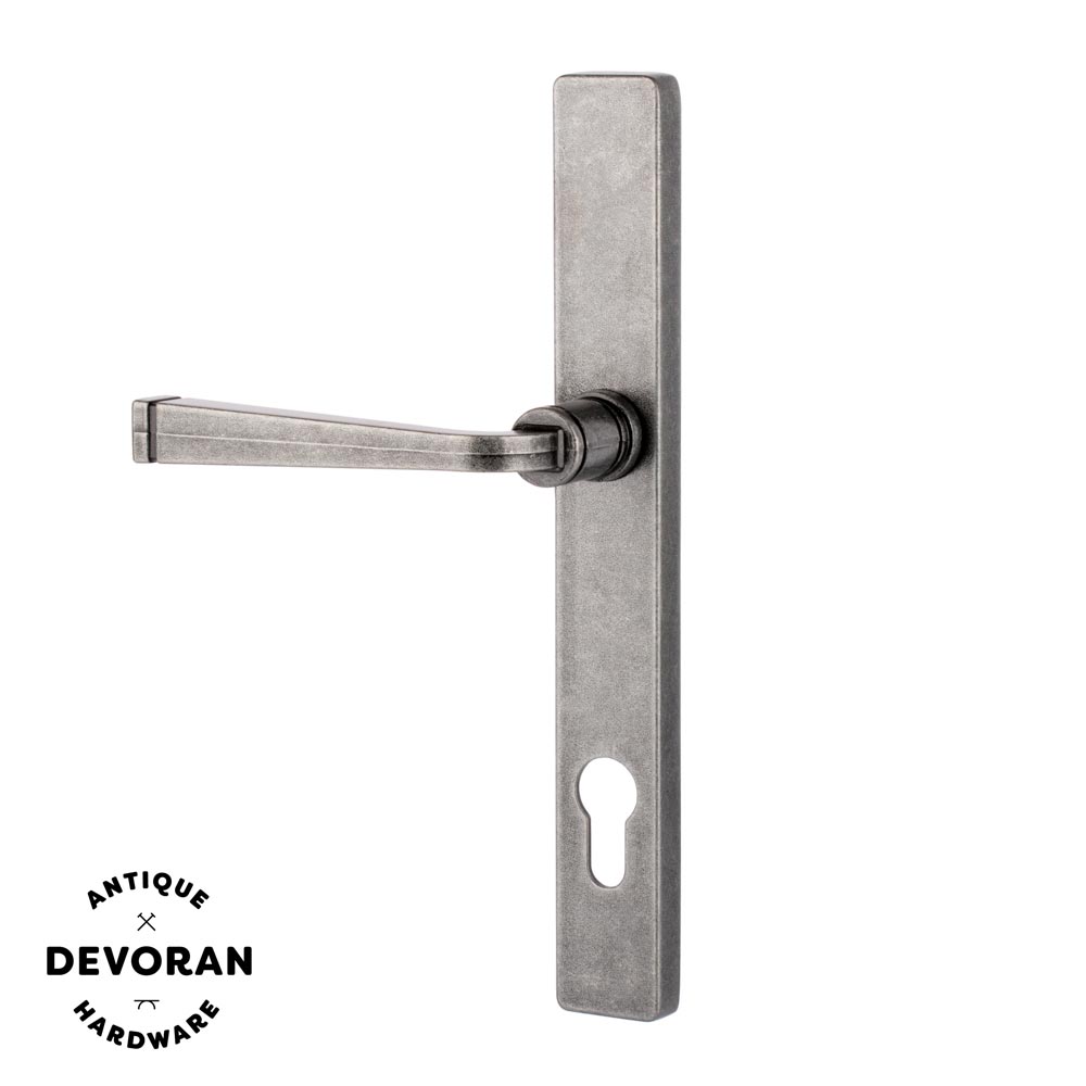 Devoran Straight Door Handle - Pewter - (Sold in Pairs)